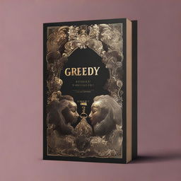 Create a captivating book cover titled 'Greedy'