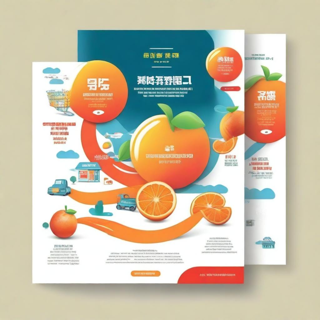 Create a book cover titled 'Road To Designing A Successful E-commerce' inspired by Shopee and Taobao colors