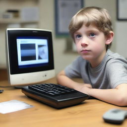 A high-definition 4K YouTube thumbnail for a documentary about a child who loved technology from an early age