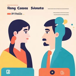 Create a visually engaging YouTube thumbnail for a video titled 'Rising Cases of Divorce in India: Causes and Consequences