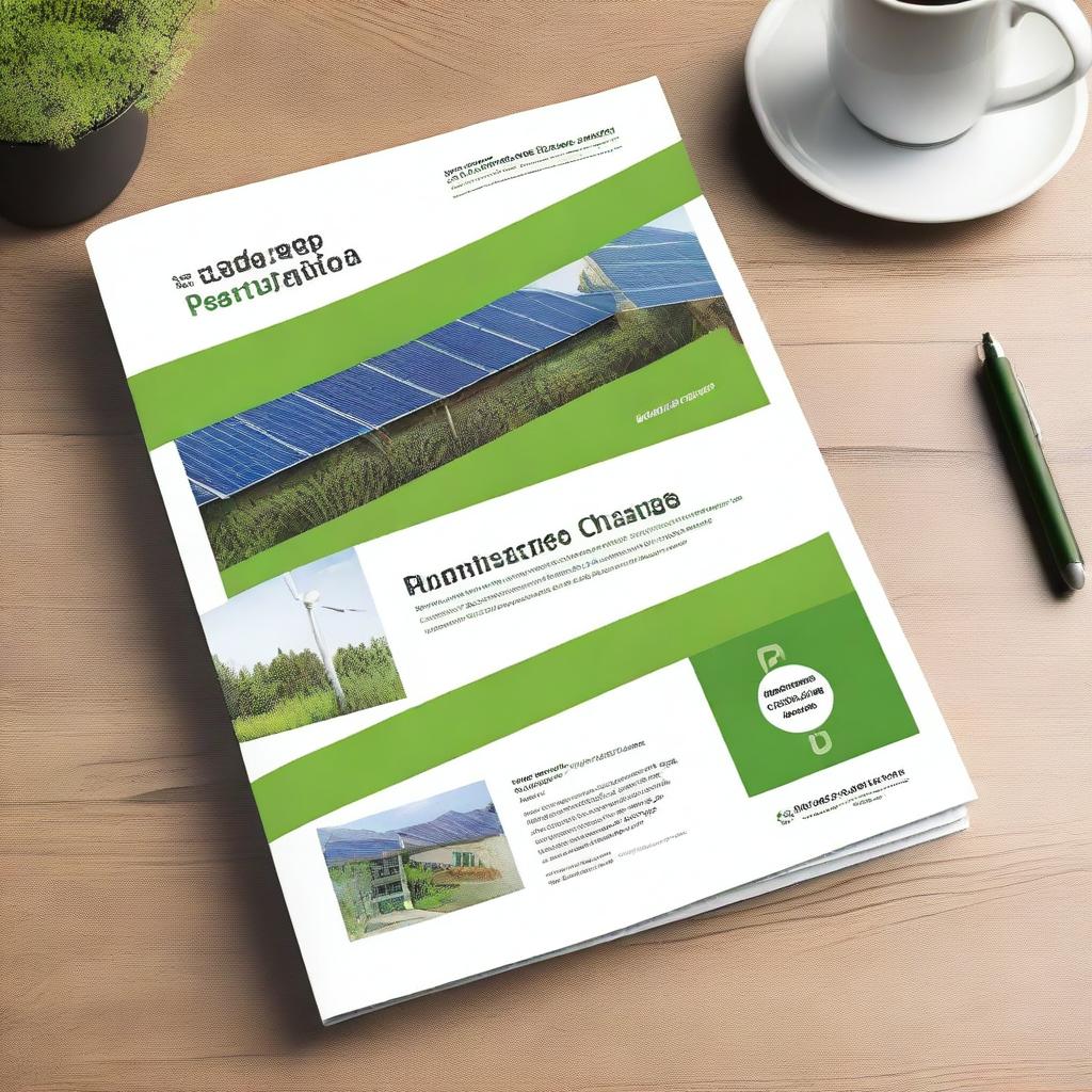 A front cover design for a Climate Change, Sustainable Design, Construction and Energy Supplementary Planning Document