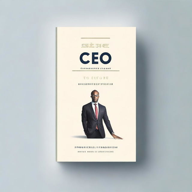 Create a professional book cover for a book titled 'CEO's Book'