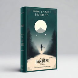 Create a captivating book cover with an intriguing design that draws readers in