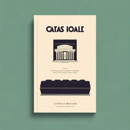 A minimalist book cover design featuring a simple illustration of a movie theater