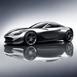 Create an image of a sleek and modern sports car