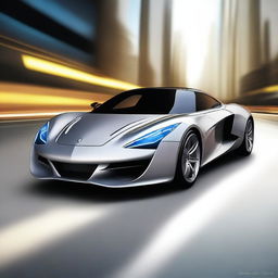 Create an image of a sleek and modern sports car