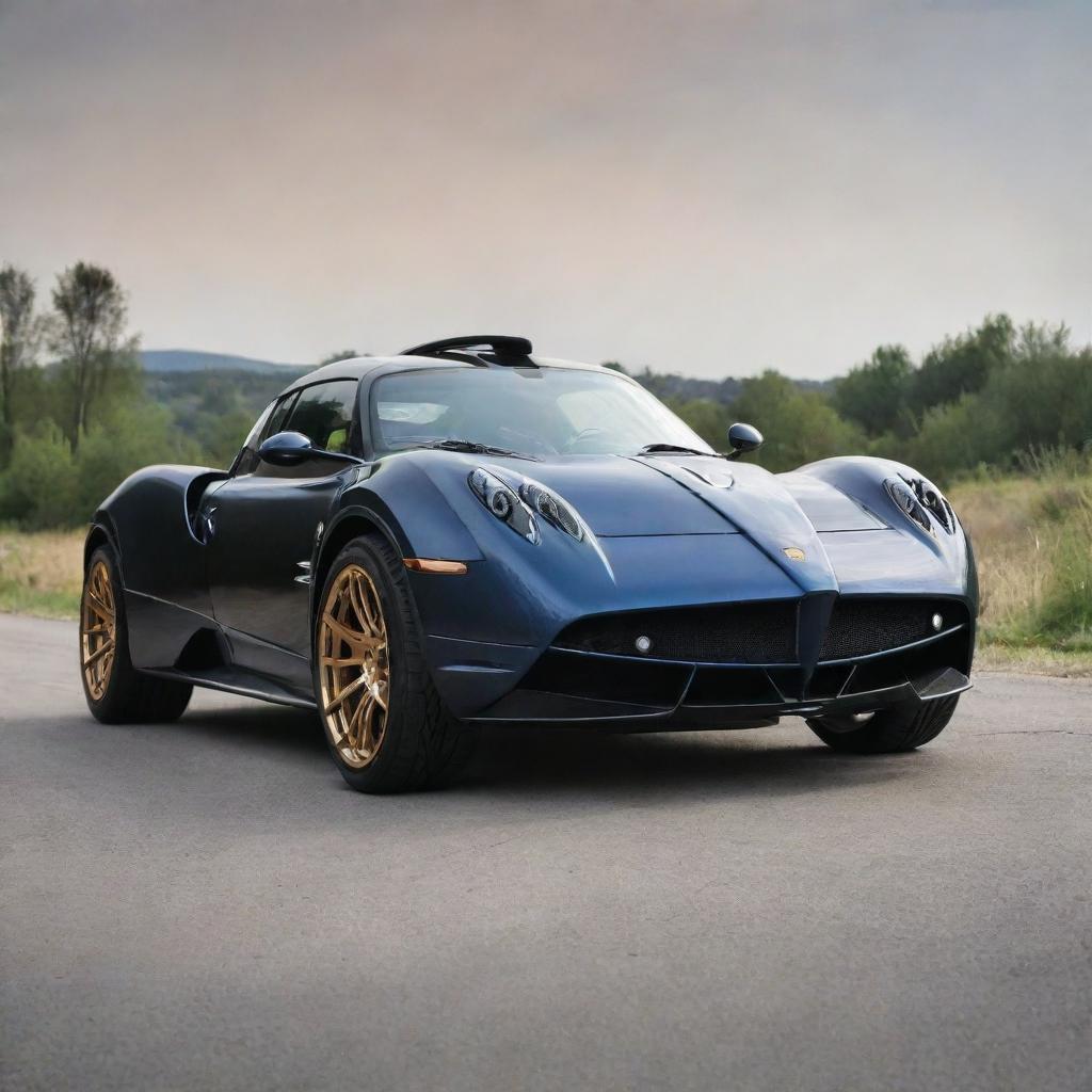 Pagani cars transformed into luxury SUVs, embodying the distinctive Pagani design elements while adding the space, robustness and off-road capabilities of an SUV.