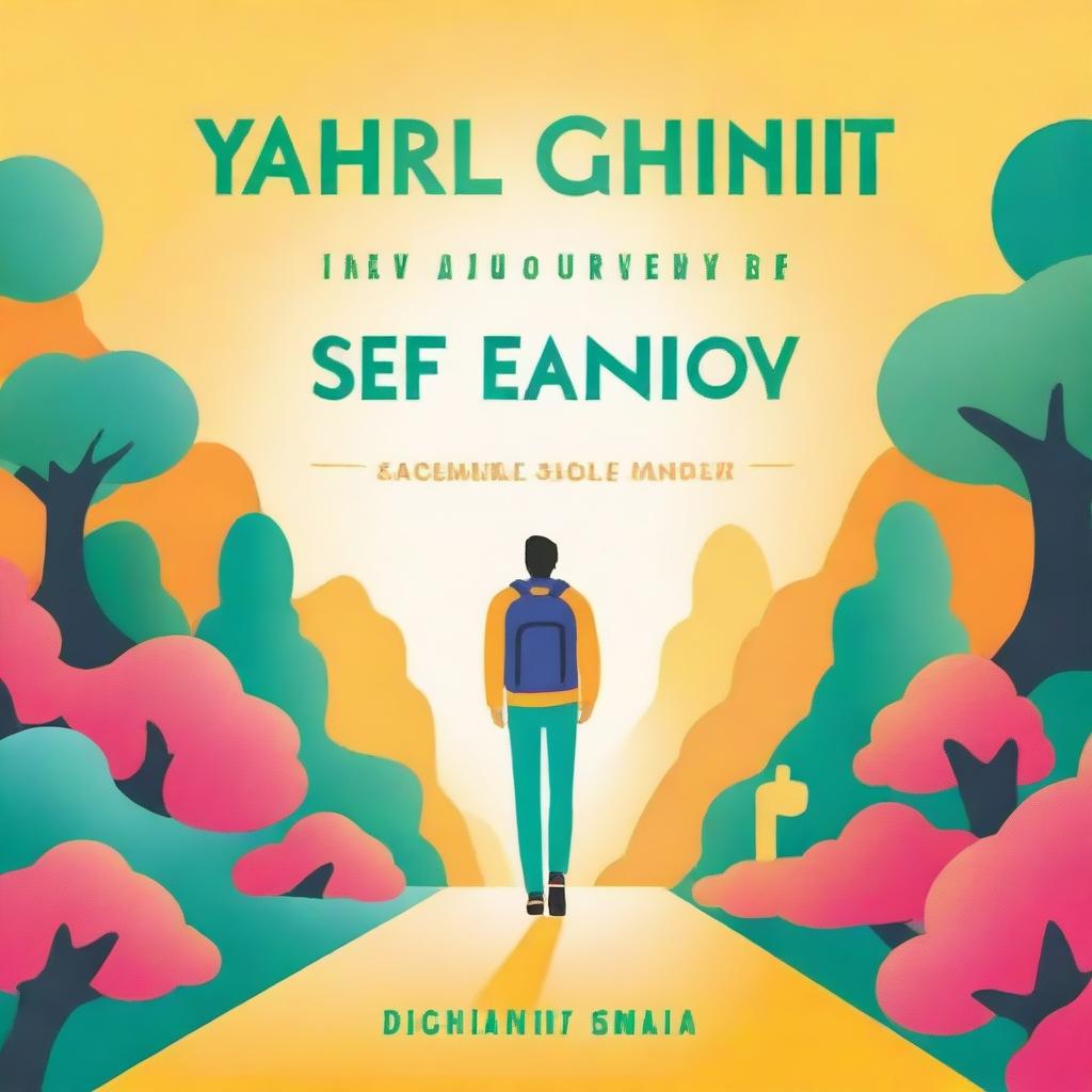 Create an image for a book cover titled "Highlight of My Life: A Journey of Self-Discovery, Academic Pursuit, and Inspirational Mentors