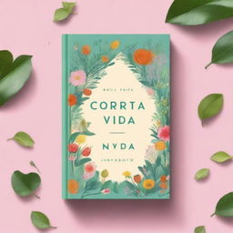 A book cover titled 'Corta vida,' featuring a story filled with brief moments of joy and discovery that ends abruptly, reminding us of the beauty and fleeting nature of each moment