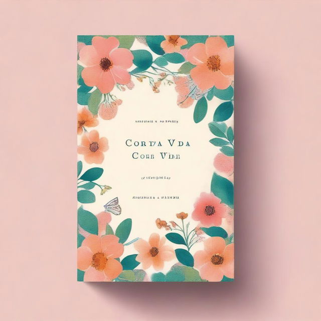 A book cover titled 'Corta vida,' featuring a story filled with brief moments of joy and discovery that ends abruptly, reminding us of the beauty and fleeting nature of each moment