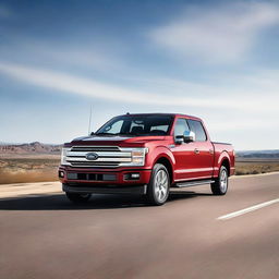 A high-quality image of a Ford car, showcasing its sleek design and modern features
