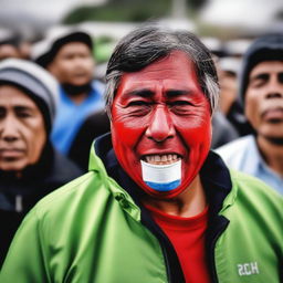 A Chilean person reacting to the news about Puerto in Magallanes, with an emphasis on Chile's offensive stance towards Chancay