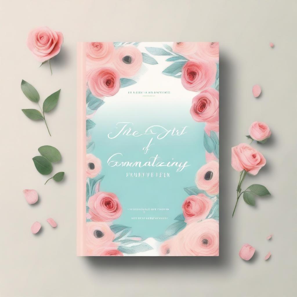 Create a book cover for a book titled 'The Art of Romanticizing