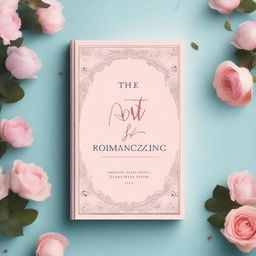 Create a book cover for a book titled 'The Art of Romanticizing