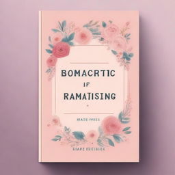 Create a book cover for a book titled 'The Art of Romanticizing