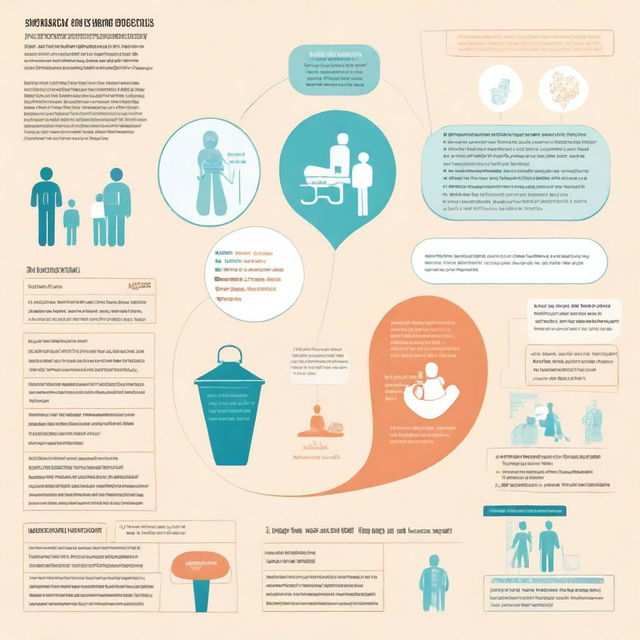 An infographic summarizing the surrogacy process