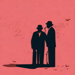 Create an image inspired by René Magritte's painting 'The Lovers'