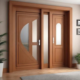 Show designs of interior doors for a modern home