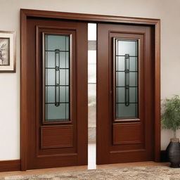 Show various designs of interior doors for a modern home