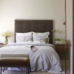 Elegant and sophisticated budget-friendly bedroom interior