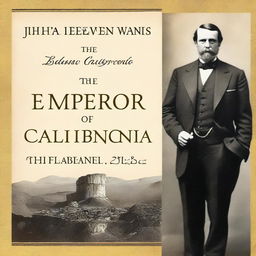 A book cover for 'The Emperor of California' by Lee Brand