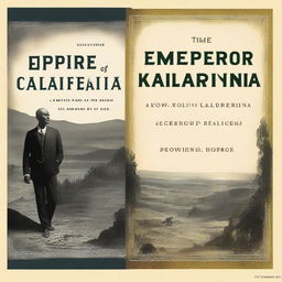 A book cover for 'The Emperor of California' by Lee Brand