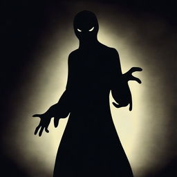 A movie poster featuring a shadow figure creature reaching towards the viewer with a menacing hand