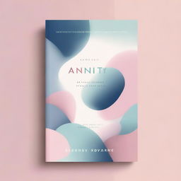 A captivating ebook cover about anxiety, featuring calming colors and an abstract design that conveys the feeling of overcoming stress and finding peace