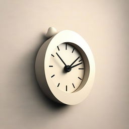 A modern cuckoo clock with a sleek, contemporary design