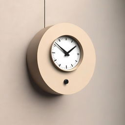 A modern cuckoo clock with a sleek, contemporary design