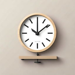 A modern cuckoo clock with a sleek, contemporary design