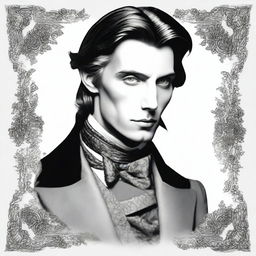 Create a trailer for 'Eternal Vanity' that begins by highlighting Dorian Gray's remarkable charm and beauty, featuring Basil Hallward's stunning portrait of him, and emphasizing the moment when Dorian wishes to stay young forever