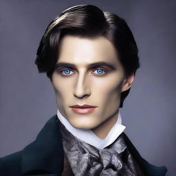 Create an image of Dorian Gray, a character known for his youthful and timeless appearance