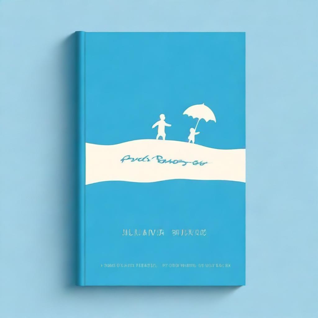 A book cover with a sky blue background, featuring the title 'Por Cada Passo Teu' prominently