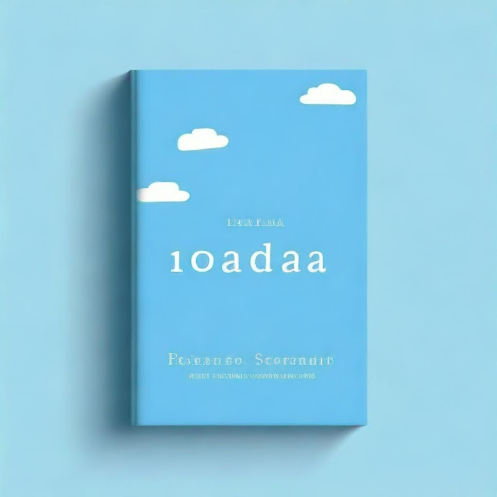 A book cover with a sky blue background, featuring the title 'Por Cada Passo Teu' prominently