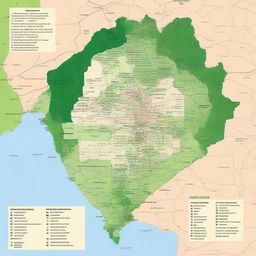 Create a detailed map of Assam, India, highlighting various agroforestry models