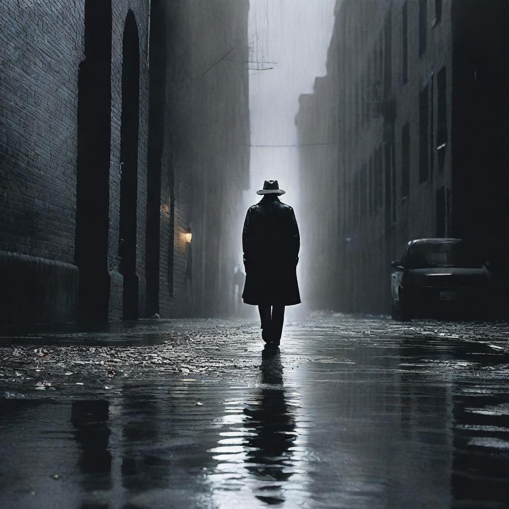 The cover of 'Shadows in the Alley' by J