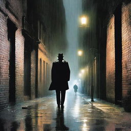 The cover of 'Shadows in the Alley' by J