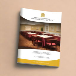 Create a school book cover for a hospitality course