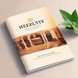 Create a captivating book cover for a hospitality book
