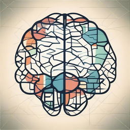 An artistic depiction of a rational brain