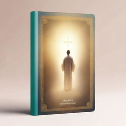 An ebook cover with a religious theme, featuring light coming towards a person