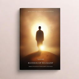 An ebook cover with a religious theme, featuring light coming towards a person