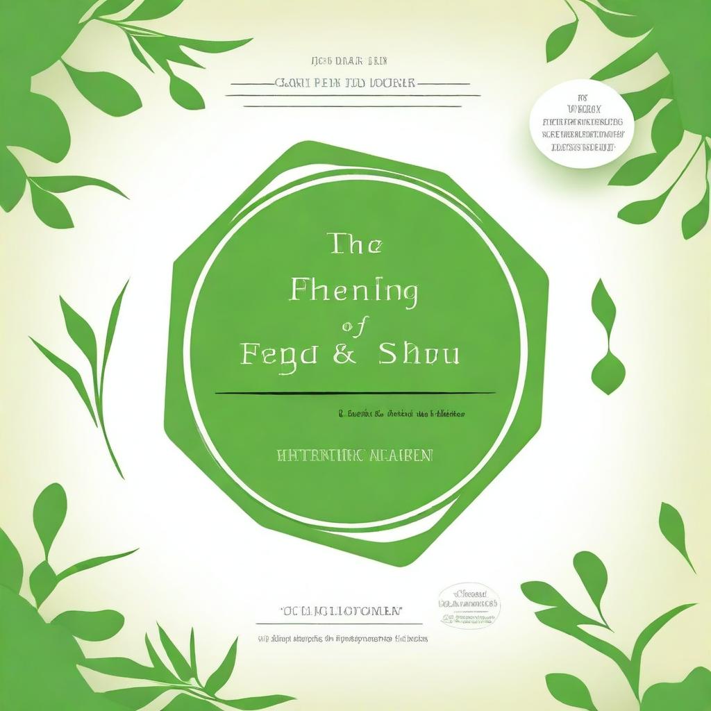 Create an audiobook cover for 'The Art of Feng Shui - Declutter Your Life'