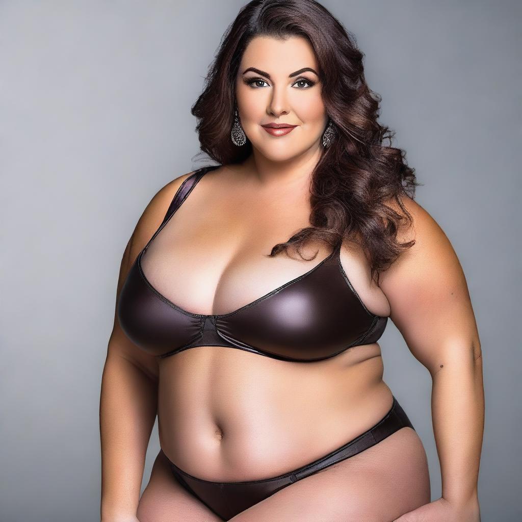 A 30-year-old woman with a BBW figure