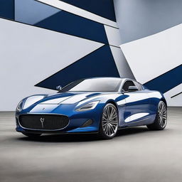 A luxury sports car with an innovative and elegant design