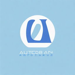 Create another logo for a company called AutoBahn, this time with a blue color scheme