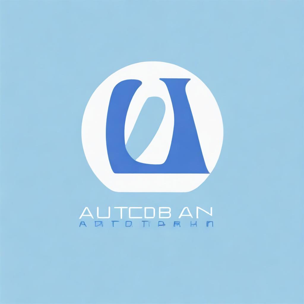 Create another logo for a company called AutoBahn, this time with a blue color scheme
