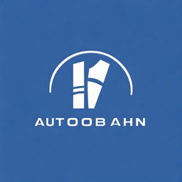 Create another logo for a company called AutoBahn, this time with a blue color scheme