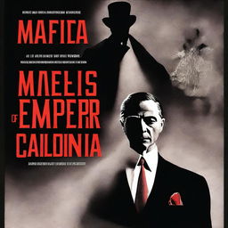 A dramatic book cover titled 'THE EMPEROR OF CALIFORNIA